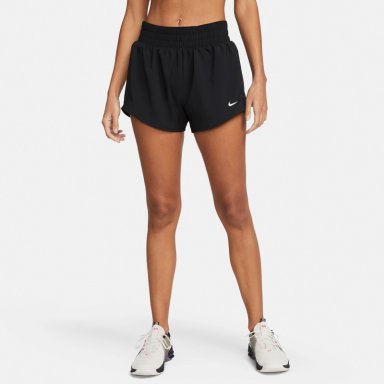 SHORT DEPORTIVO MUJER NIKE ONE DF MR 3IN BR DX6010-010 NEGRO