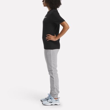 POLO DEPORTIVO MUJER REEBOK VECTOR GRAPHIC TEE 100073066 ALGODÓN NEGRO - 2