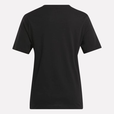 POLO DEPORTIVO MUJER REEBOK VECTOR GRAPHIC TEE 100073066 ALGODÓN NEGRO - 5