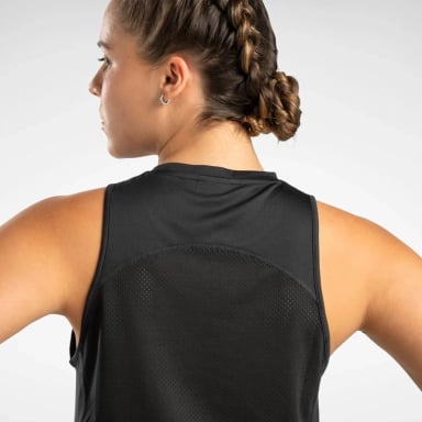 POLO BVD RUNNING MUJER REEBOK 100034914 SPEEDWICK TANK NEGRO - 4