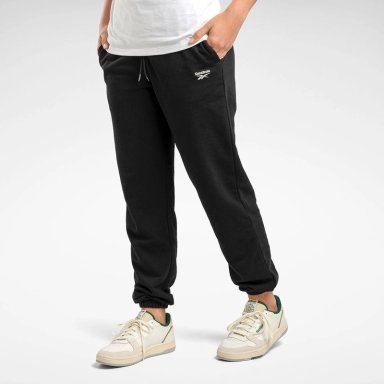 PANTALÓN RUNNING MUJER REEBOK 100071691 ID FRENCH TERRY ALGODÓN NEGRO - 3
