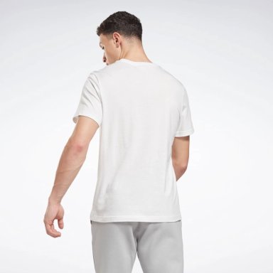 POLO DEPORTIVO HOMBRE REEBOK IDENTITY CLASSICS T-SHIRT ALGODÓN BLANCO - 2