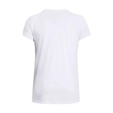 POLO DEPORTIVO MUJER UNDER ARMOUR 1356305-111 MANGA CORTA SPORTSTYL ALGODÓN BLANCO - 4