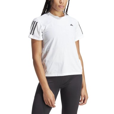 POLO RUNNING MUJER ADIDAS IK7442 CASUAL GRAPHICS BLANCO