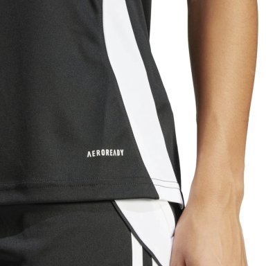 POLO DEPORTIVO FÚTBOL HOMBRE ADIDAS IJ7675 TRAINING APPAREL NEGRO - 4