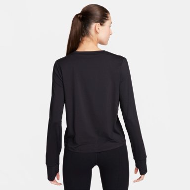 POLO MUJER NIKE FN2801-010 W NK ONE CLASSIC DF LS TOP NEGRO - 2