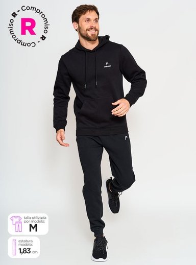 POLERÓN  HOMBRE HEAD LOGITO CANGURO