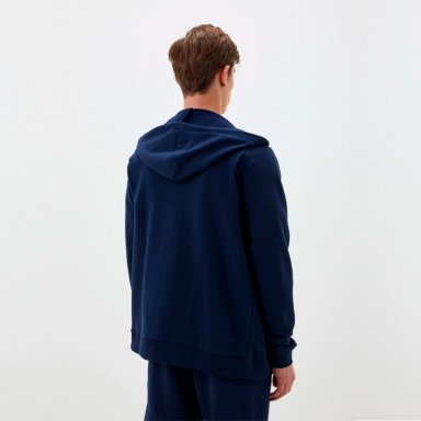 CASACA MUJER REEBOK IDENTITY SL FLEECE FZ 100202861 AZUL - 3