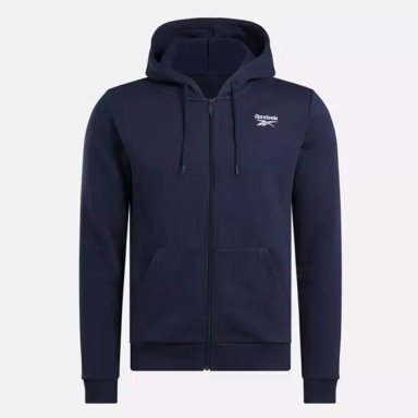 CASACA MUJER REEBOK IDENTITY SL FLEECE FZ 100202861 AZUL - 4