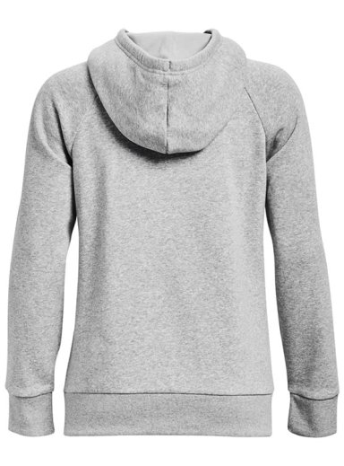POLERA MUJER UNDER ARMOUR RIVAL FLEECE ALGODÓN GRIS - 5