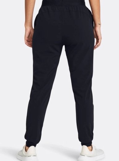 PANTALÓN DE BUZO MUJER UNDER ARMOUR HIGH RISE WOVEN NEGRO - 3