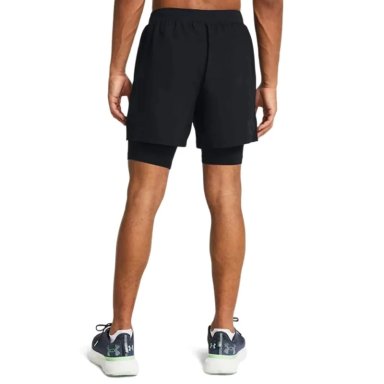 SHORT RUNNING HOMBRE UNDER ARMOUR LAUNCH 5 1382640-001 NEGRO - 2