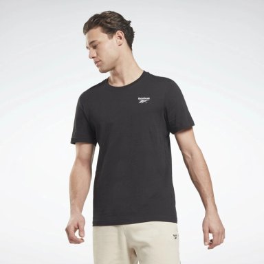 POLO DEPORTIVO HOMBRE REEBOK IDENTITY CLASSICS T-SHIRT 100054973 ALGODÓN NEGRO
