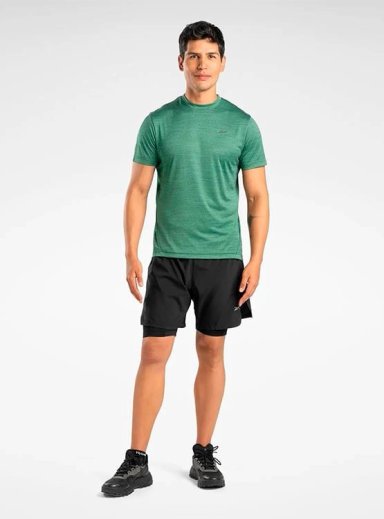 SHORTS POLIÉSTER HOMBRE REEBOK RUNNING 2-1