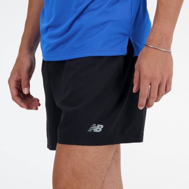 SHORT RUNNING HOMBRE NEW BALANCE SPORT ESSENTIALS 5'' MS41227BK NEGRO - 4