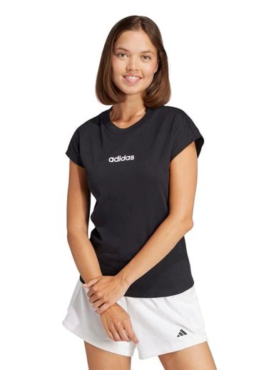 POLO DEPORTIVO MUJER ADIDAS ESSENTIALS ALGODÓN NEGRO