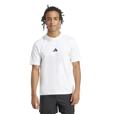 CAMISETA HOMBRE ADIDAS ESSENTIALS ALGODÓN BLANCO