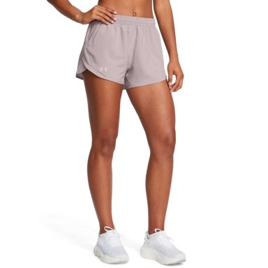 SHORT RUNNING MUJER UNDER ARMOUR FLY-BY 3'' GRIS