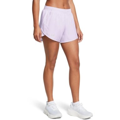 SHORT RUNNING MUJER UNDER ARMOUR FLY-BY 3'' MORADO
