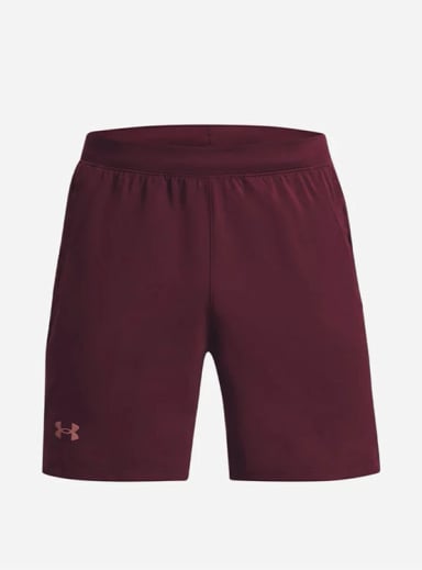 SHORT RUNNING HOMBRE UNDER ARMOUR LAUNCH RUN 7'' 1361493-600 GUINDA - 5