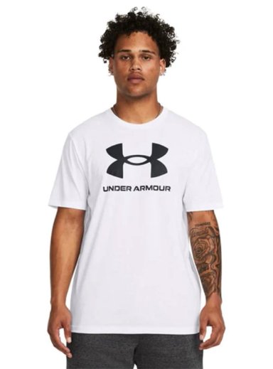POLO HOMBRE UNDER ARMOUR MANGA CORTA SPORTSTYLE 1382911-100 ALGODÓN BLANCO
