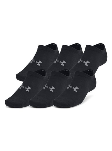 MEDIAS UNDER ARMOUR ESSENTIAL 1382611-001 NEGRO - 3 PACK - 1