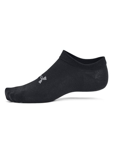 MEDIAS UNDER ARMOUR ESSENTIAL 1382611-001 NEGRO - 3 PACK - 3