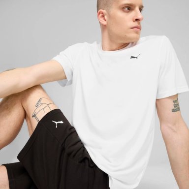 POLO DEPORTIVO MANGA CORTA HOMBRE PUMA TAD ESSENTIALS LEFT CHEST LOGO TEE 525908 02 BLANCO - 5