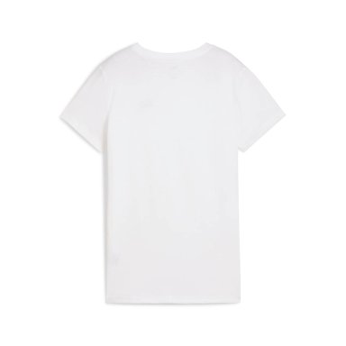 POLO DEPORTIVO MUJER PUMA MANGA CORTA ESSENTIALS SMALL N°1 LOGO TEE 682372 02 ALGODÓN BLANCO - 5