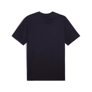 POLO DEPORTIVO HOMBRE PUMA MANGA CORTA ESSENTIALS SMALL N1 LOGO TEE ALGODÓN AZUL - 5