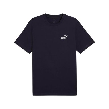 POLO DEPORTIVO HOMBRE PUMA MANGA CORTA ESSENTIALS SMALL N1 LOGO TEE ALGODÓN AZUL - 4