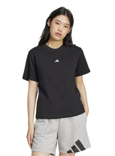 CAMISETA MUJER ADIDAS ESSENTIALS ALGODÓN NEGRO