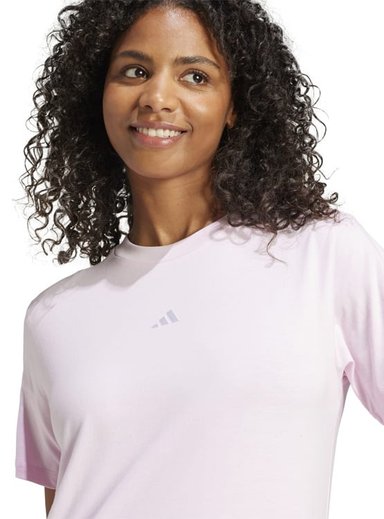 CAMISETA MUJER ADIDAS ESSENTIALS ALGODÓN ROSADO - 3