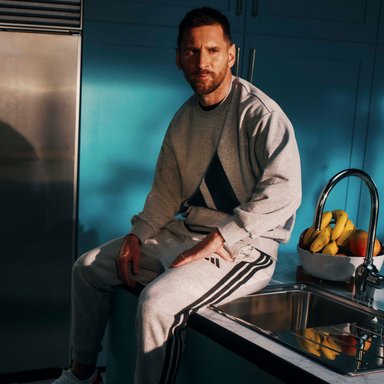 POLERA CREWNECK CASUAL HOMBRE ADIDAS ESSENTIALS - 6
