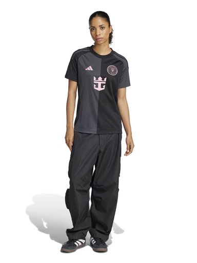 CAMISETA FÚTBOL MUJER ADIDAS INTER MIAMI 25/26 AWAY JERSEY MESSI NEGRO - 6