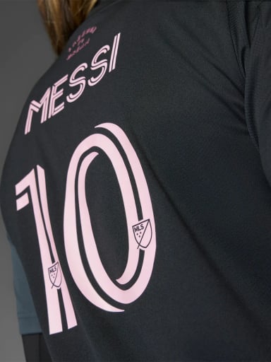 CAMISETA FÚTBOL MUJER ADIDAS INTER MIAMI 25/26 AWAY JERSEY MESSI NEGRO - 4