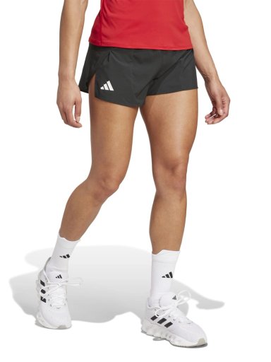 SHORT RUNNING MUJER ADIDAS ADIZERO ESSENTIALS RUNNING SPLIT NEGRO
