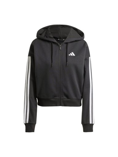 CASACA TRAINING MUJER ADIDAS ESSENTIALS 3-RAYAS NEGRO - 5