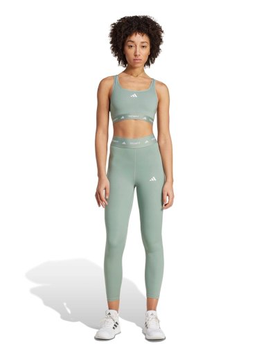 MALLA TRAINING MUJER ADIDAS TECHFIT 7/8 VERDE