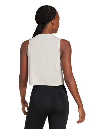 BVD TRAINING MUJER ADIDAS WORKOUT ESSENTIALS BOXY TANK BEIGE - 2