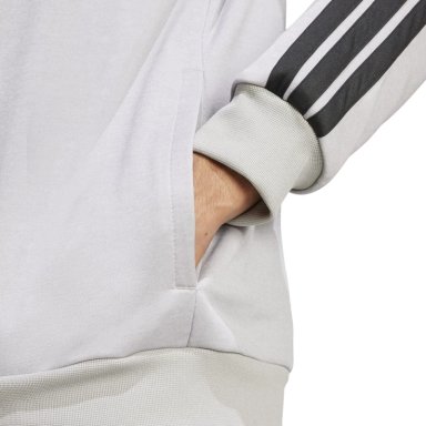 BUZO DEPORTIVO HOMBRE ADIDAS SEASONALS 3 STRIPES FRENCH TERRY - 4