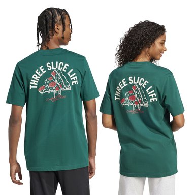 POLO HOMBRE ADIDAS CASUAL M L PIZZA TEE ALGODÓN VERDE - 6
