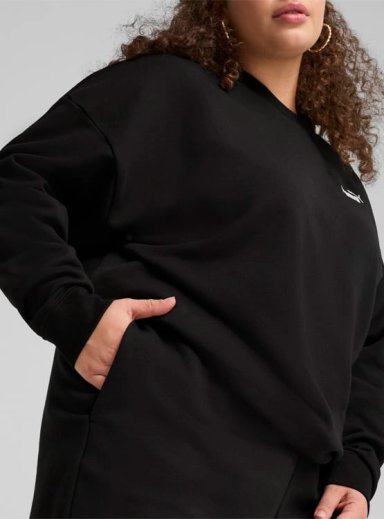 SHORT MUJER PUMA ESS SMALL NO. 1 LOGO 4'' 682438 01 ALGODÓN NEGRO - 5