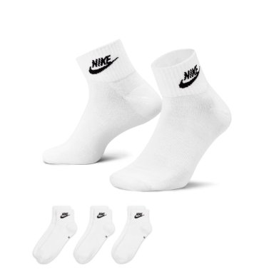 MEDIAS UNISEX NIKE U NK NSW EVERYDAY ESSENTIAL AN BLANCO - 3 PACK