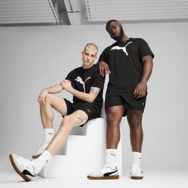 SHORT HOMBRE PUMA ESS LOGO WOVEN 5" NEGRO