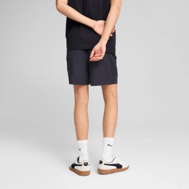 SHORT HOMBRE PUMA ESS LOGO WOVEN 5" AZUL - 3