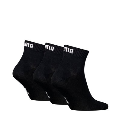 MEDIAS PUMA UNISEX QUARTER PLAIN 3P NEGRO - 3 PACK - 2