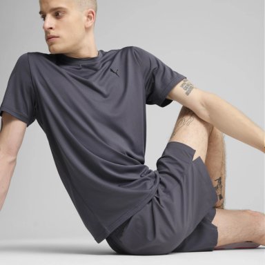 SHORT HOMBRE PUMA M TAD ESSENTIALS 7" WOVEN GRIS - 2