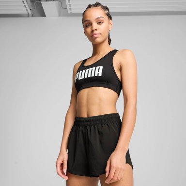 TOP MUJER PUMA 4KEEPS NEGRO