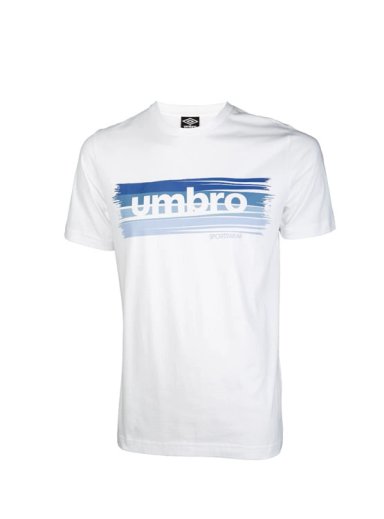 POLO FÚTBOL HOMBRE UMBRO ESTAMPADO DR22042-WHT ALGODÓN BLANCO